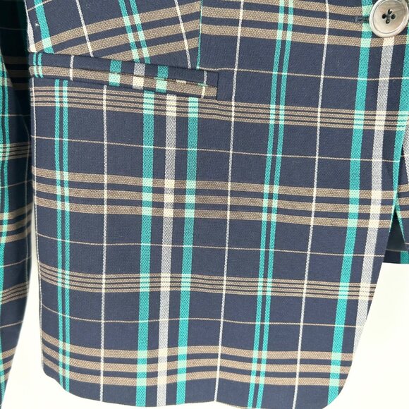 Hugo Boss Jilesa Plaid Blazer Jacket - Picture 4 of 7